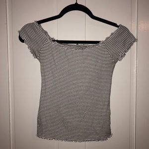 Off the shoulder crop top